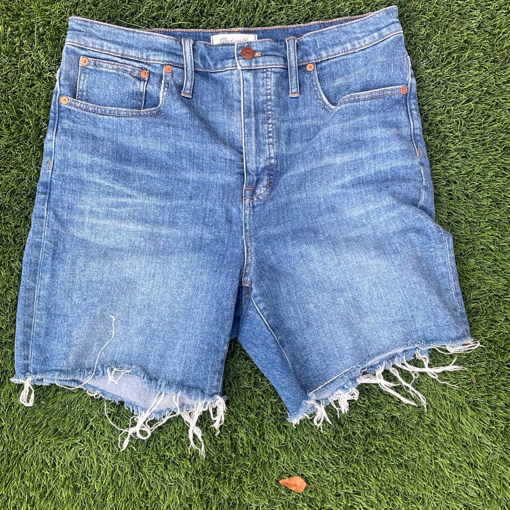 Madewell High Rise mid-length Denim Shorts